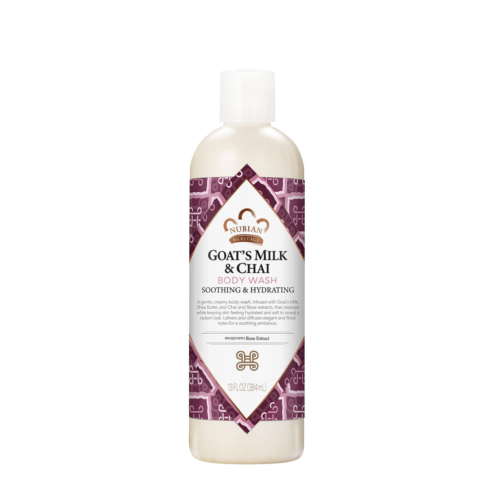 Nubian Heritage front bottle view showing packaging and benefits