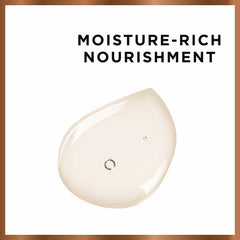 Nubian Heritage pump dispensing lotion into hand demonstrating easy application and fast absorption