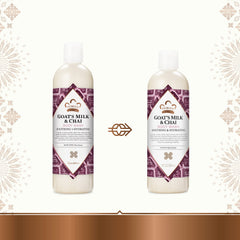 Nubian Heritage 13 oz bottle beside common items for size reference