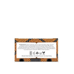 Nubian Heritage soap on shower shelf illustrating in-shower use and convenience
