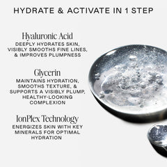NuFACE 10 oz bottle next to ruler for size comparison and long-lasting supply