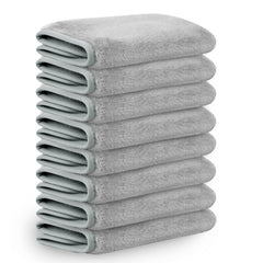 NUGILLA front pack view showing 8 reusable cloths and compact benefits