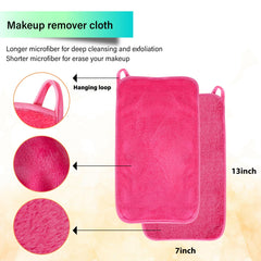 NUGILLA wet cloth wiping away makeup to show water-only removal benefit
