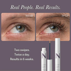 NULASTIN serum droplet texture highlighting lightweight, non-greasy finish benefit