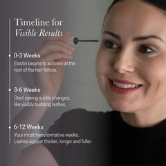 NULASTIN serum being applied to upper lash line for fuller-looking lashes
