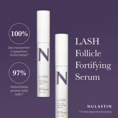 NULASTIN serum drop texture highlighting lightweight formula benefit