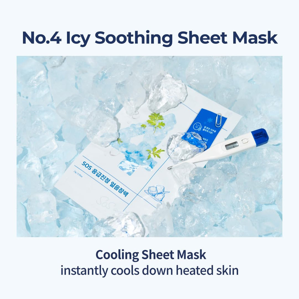 numbuzin mask worn by model for visible cooling and refreshed comfort
