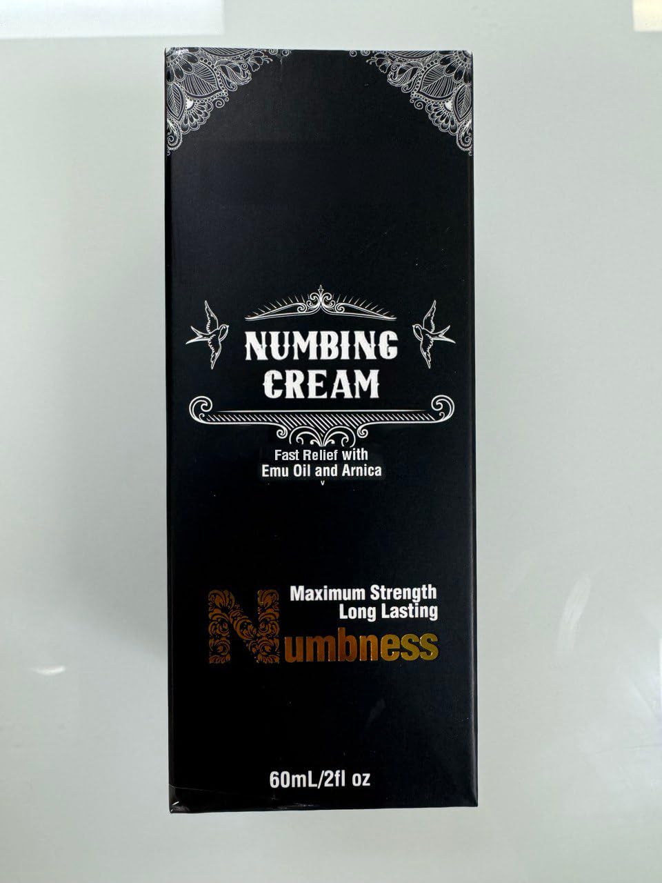Nupharmco arnica emu oil and menthol visual indicating soothing blend