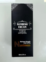 Nupharmco arnica emu oil and menthol visual indicating soothing blend