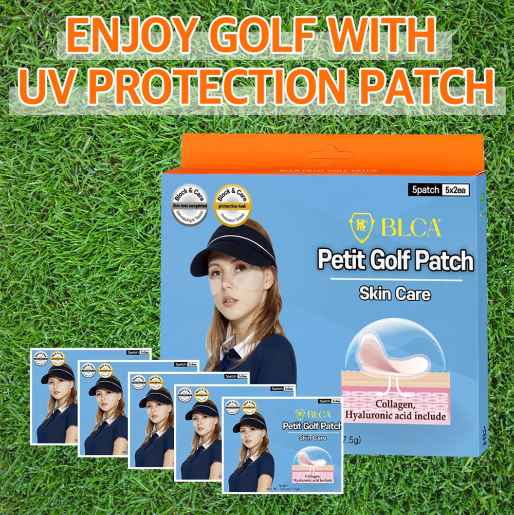 Nutriadvisor golfer wearing patch on course demonstrating discreet protection