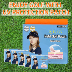 Nutriadvisor golfer wearing patch on course demonstrating discreet protection