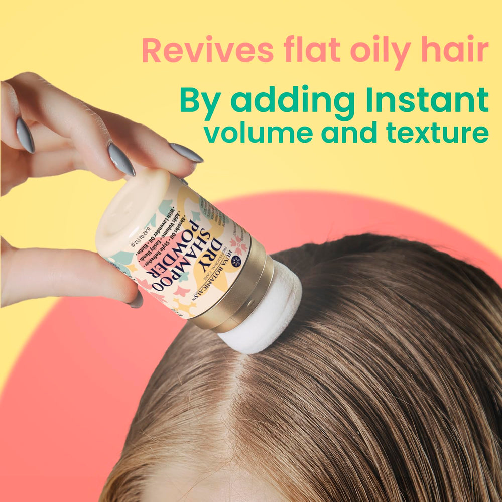 Nuva Botanicals before and after roots showing visible lift and reduced oil