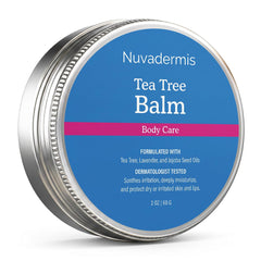 NUVADERMIS jar front view showing clean branding and compact size for travel