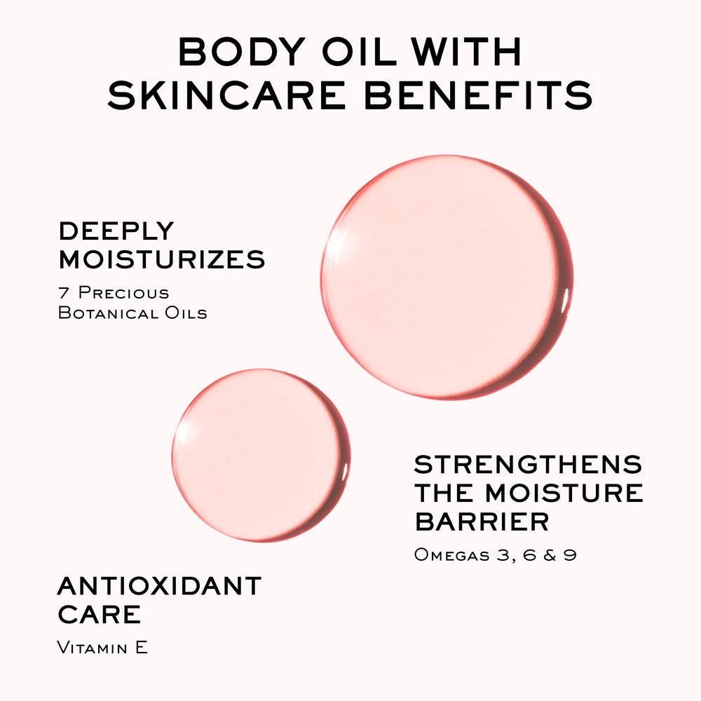 NUXE oil with seven botanical ingredients displayed for natural formulation benefit