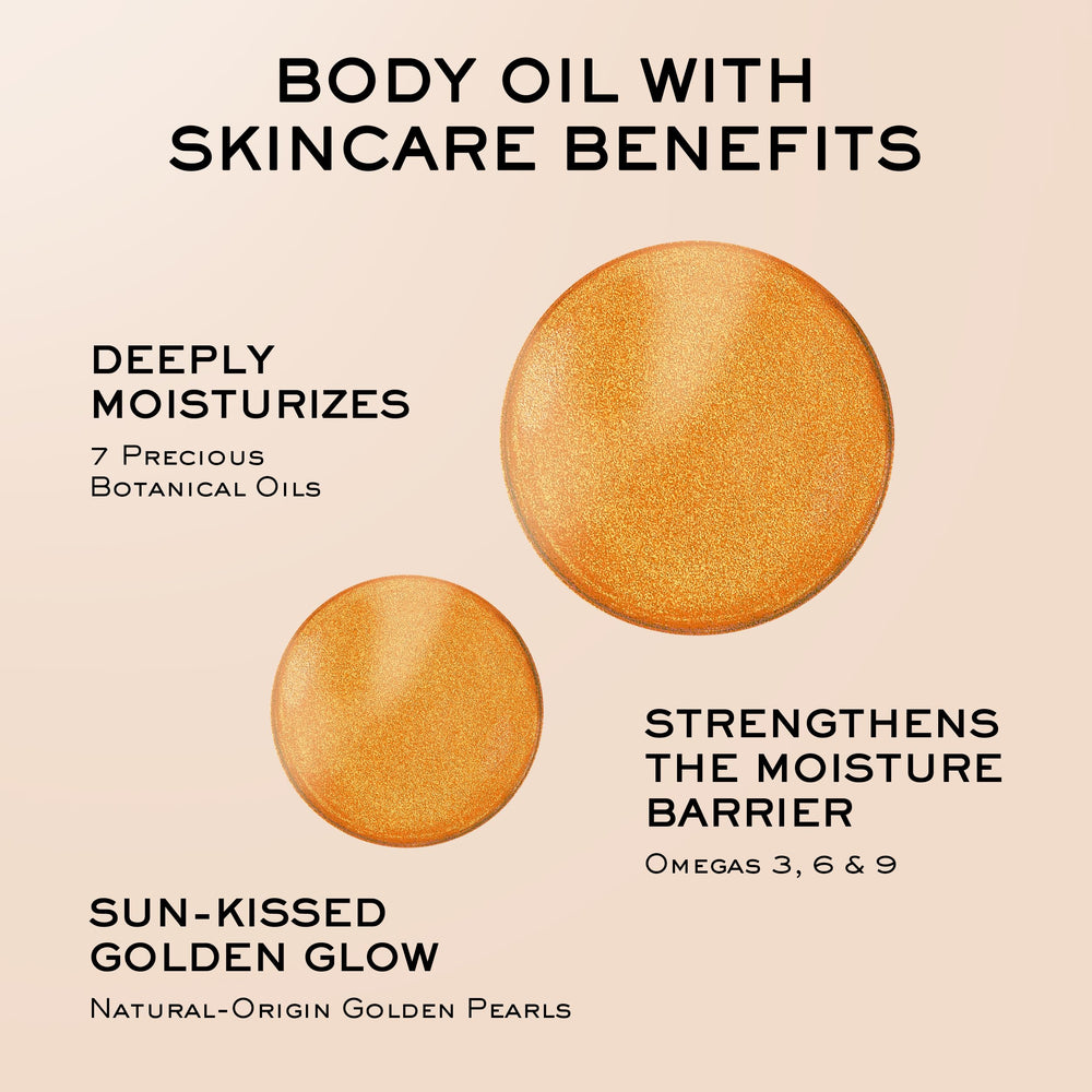 NUXE oil texture on hand showing quick absorption and non-greasy feel