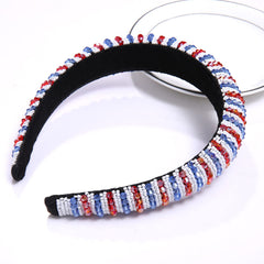NVENF headband held in hand showing size and lightweight portability