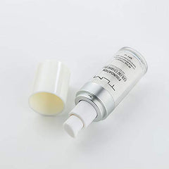 nvyue before and after face demonstrating wrinkle-softening visual benefit