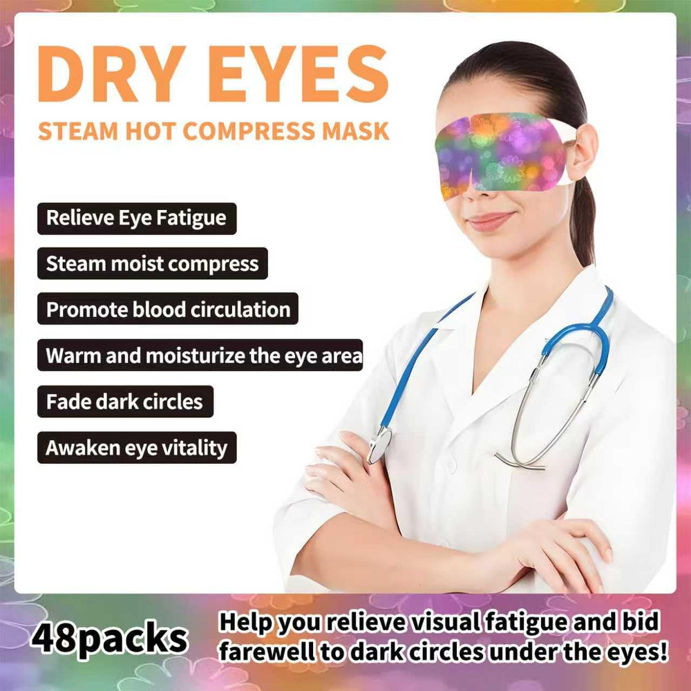 NyLeabon mask beside a hand to show scale and lightweight, travel-ready size