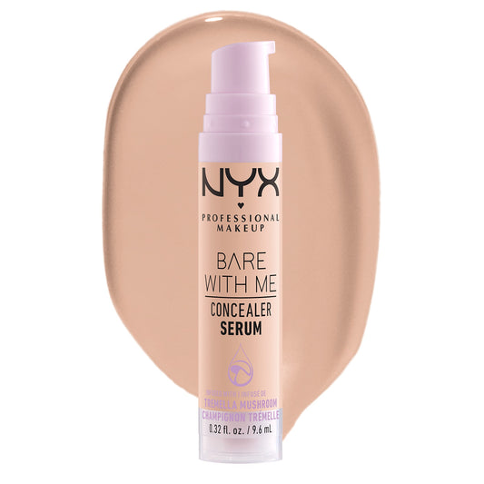 NYX PROFESSIONAL MAKEUP front packaging showing Light shade and product benefits