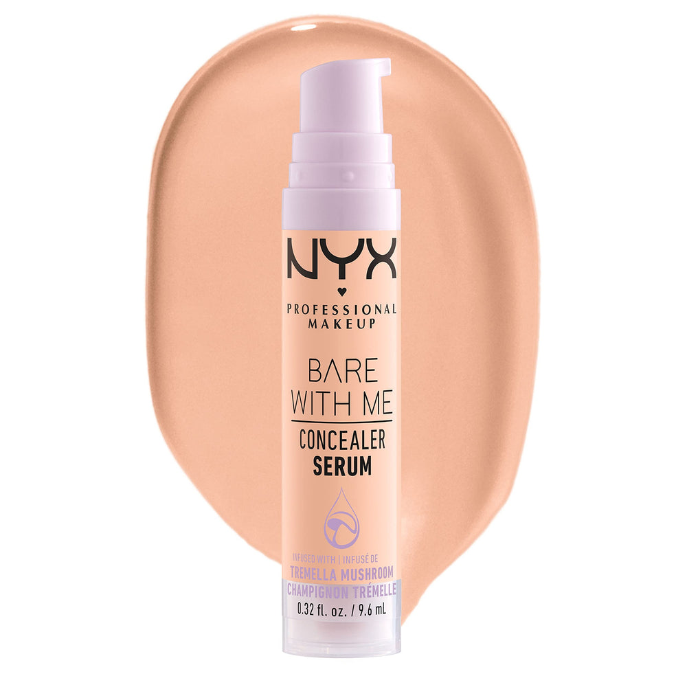 NYX PROFESSIONAL MAKEUP front packaging showing medium vanilla and product benefits