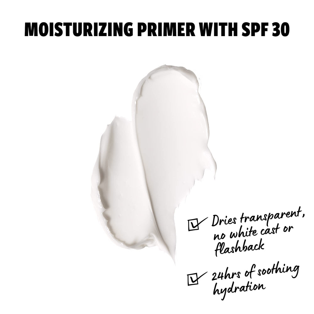 NYX PROFESSIONAL MAKEUP pump and cap detail for precise, mess-free primer dispensing