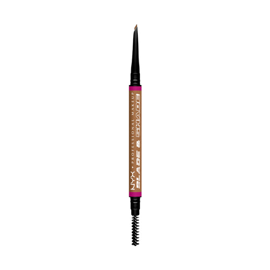 NYX Blade & Shade front packaging showing Ash Blonde shade and benefits
