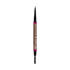 NYX PROFESSIONAL MAKEUP front packaging Chocolate brow pencil showing product benefit