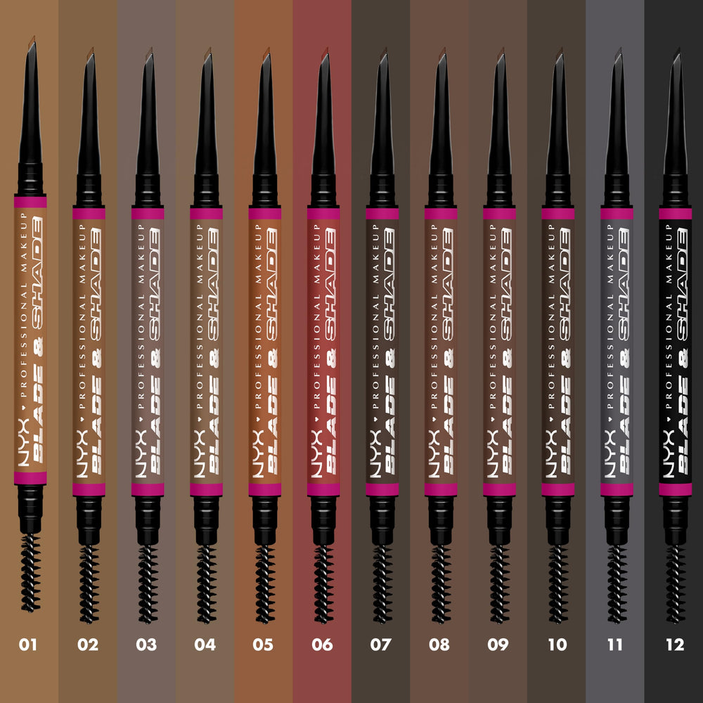 NYX Blade & Shade packaging label showing cruelty-free certification