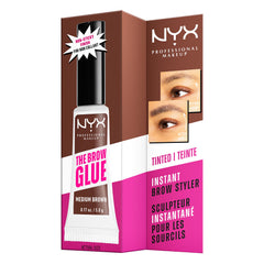 NYX PROFESSIONAL MAKEUP size comparison beside brow pencil for travel-friendly hold