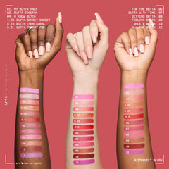 NYX Professional Makeup brush pickup showing how product loads evenly for buildable color