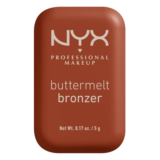 NYX PROFESSIONAL MAKEUP front compact view showing sleek packaging and travel-friendly benefit