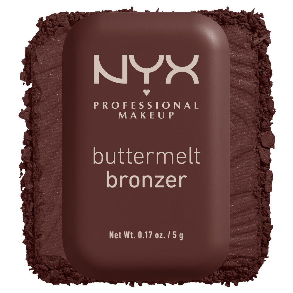 NYX PROFESSIONAL MAKEUP front packaging showing compact and shade name for easy selection