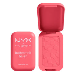 NYX PROFESSIONAL MAKEUP compact front view showing shade and benefit of vibrant color