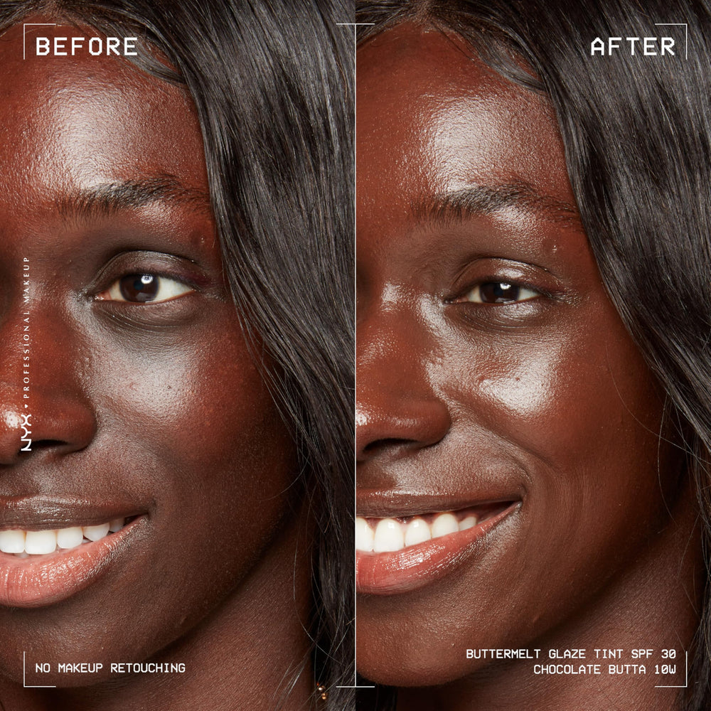 NYX Buttermelt dispensing pump demonstrating easy controlled application benefit