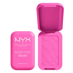 NYX PROFESSIONAL MAKEUP front pan showing My Butta Half shade and compact design