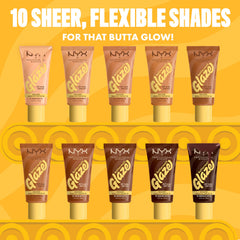 NYX PROFESSIONAL MAKEUP outdoors lifestyle shot showing SPF protection benefit
