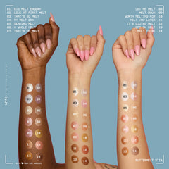 NYX PROFESSIONAL MAKEUP detail on lips and cupid's bow adding glossy, dimensional shine