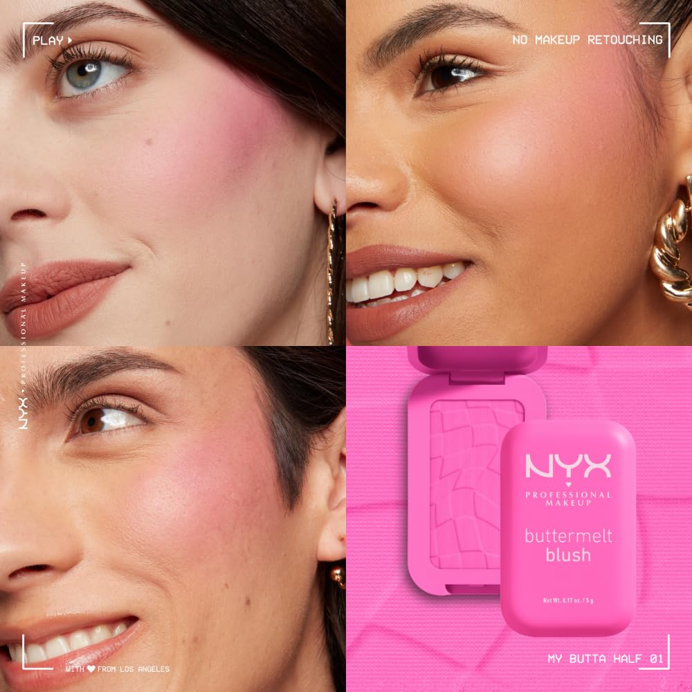 NYX PROFESSIONAL MAKEUP open compact label and pan details for ingredient clarity
