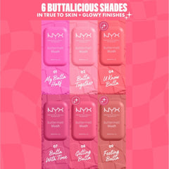 NYX Buttermelt close-up texture showing buttery powder for smooth blending