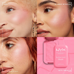 NYX PROFESSIONAL MAKEUP flatlay of multiple shades for shade selection