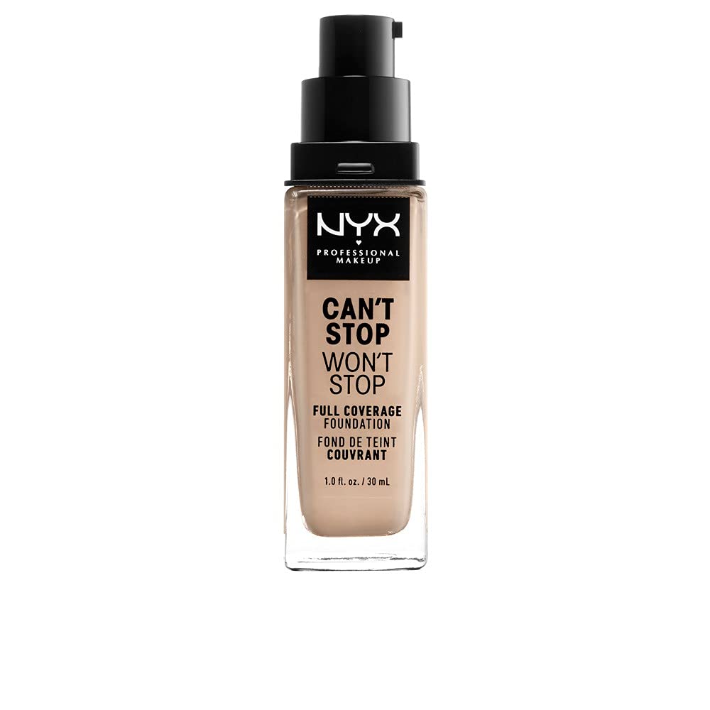 NYX Professional Makeup bottle front view showing coverage and long-wear benefit
