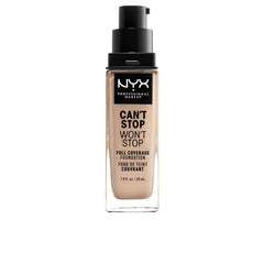 NYX Professional Makeup bottle front view showing coverage and long-wear benefit