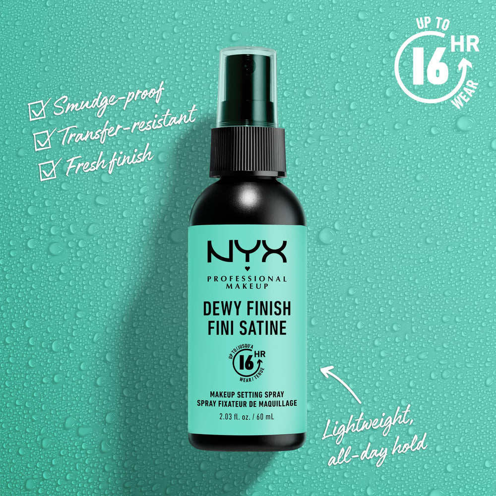 NYX PROFESSIONAL MAKEUP fine mist in air illustrating light coverage benefit