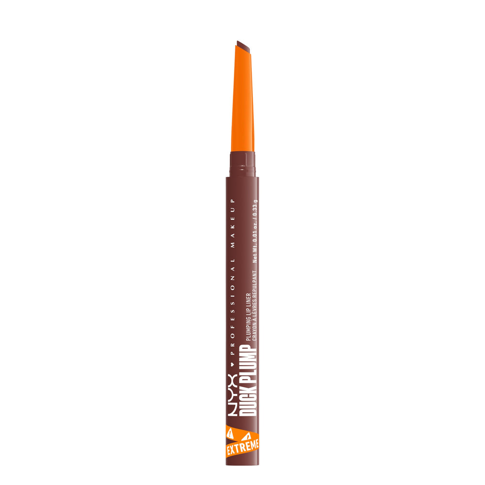 NYX PROFESSIONAL MAKEUP front packaging showing Dash Of Cocoa pencil and benefits