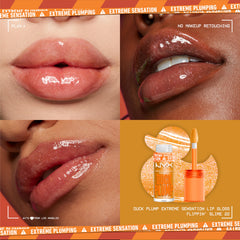 NYX PROFESSIONAL MAKEUP doe-foot applicator with gloss, precise application benefit