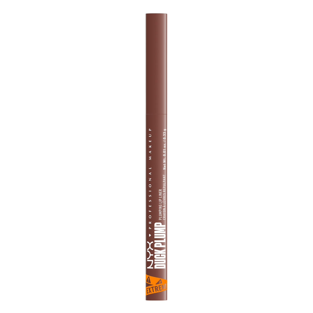 NYX PROFESSIONAL MAKEUP lip liner paired with gloss to show layered finish and dimension