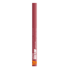 NYX PROFESSIONAL MAKEUP paired with Duck Plump gloss shows layering for amplified shine and plump effect