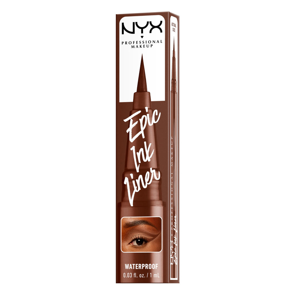 NYX PROFESSIONAL MAKEUP beside eyeshadow palette showing complementary use