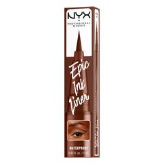 NYX PROFESSIONAL MAKEUP beside eyeshadow palette showing complementary use