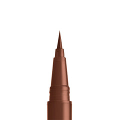 NYX PROFESSIONAL MAKEUP back label close-up showing ingredients and cruelty-free badge